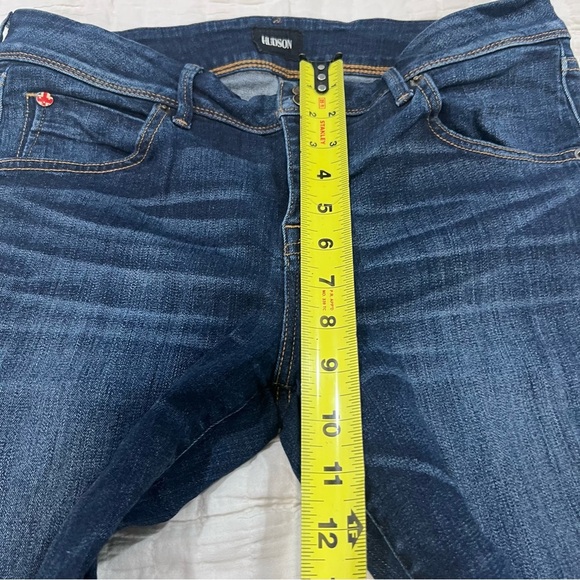 Hudson stretchy Blue Flare Wide Leg Denim jeans size 31 - Picture 7 of 10